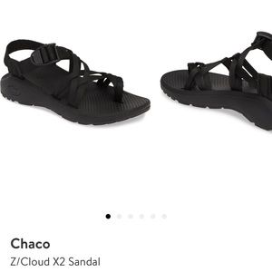 Chaco Z/Cloud X2 Sandal Solid Black Fabric